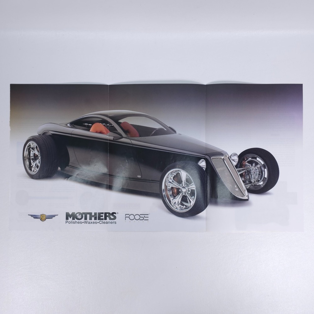 Mothers Foose Coupe Ad June 2007 Hot Rod Magazine Two Page Car Care Polish Wax
